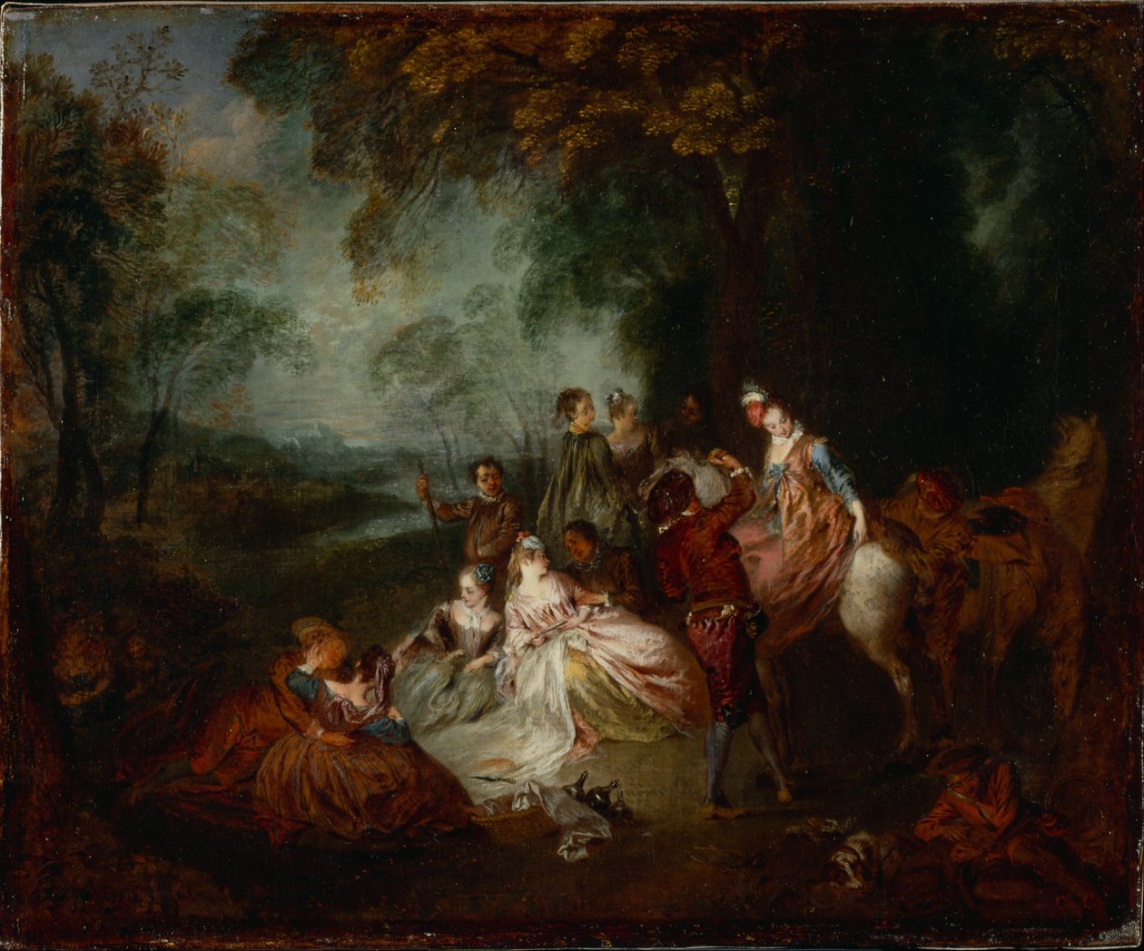 Fete Champetre alkotó: Jean Antoine Watteau