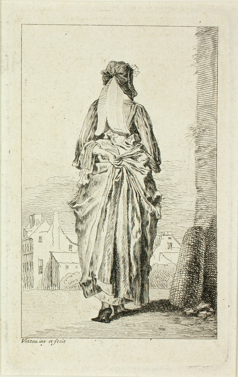 Mód figurák alkotó: Jean Antoine Watteau