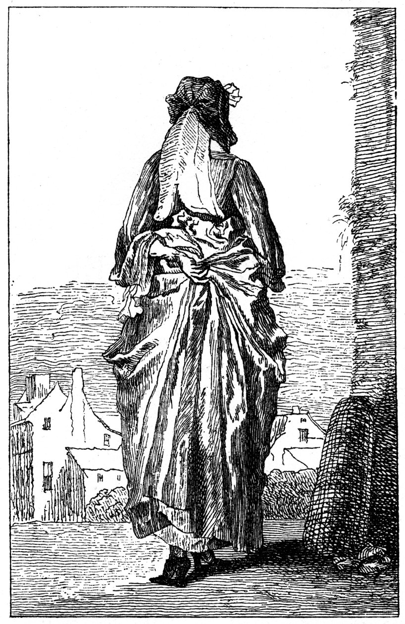 Francia jelmez, 1885. alkotó: Jean Antoine Watteau