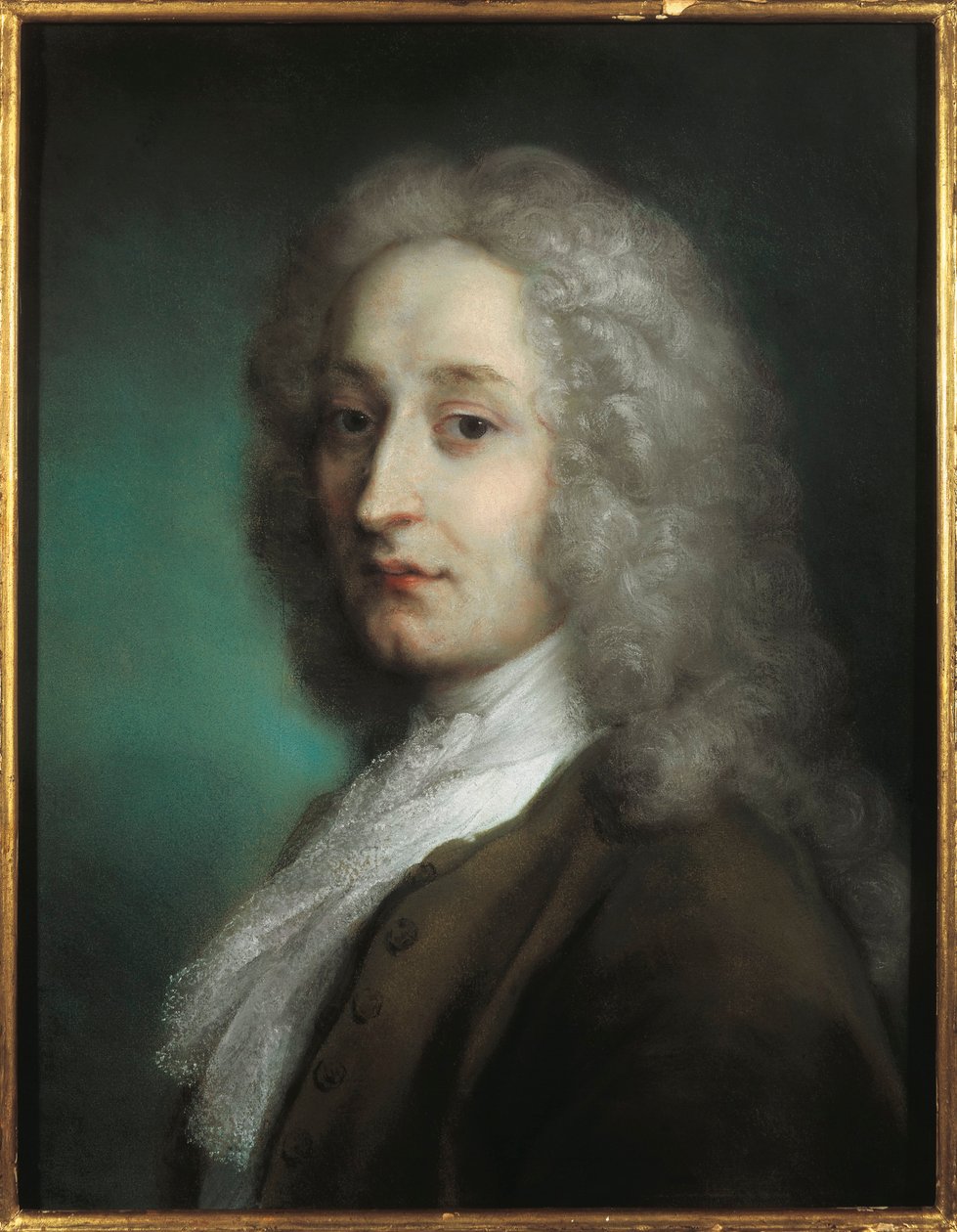 Olaszország, Treviso, Jean-Antoine Watteau portréja alkotó: Jean Antoine Watteau