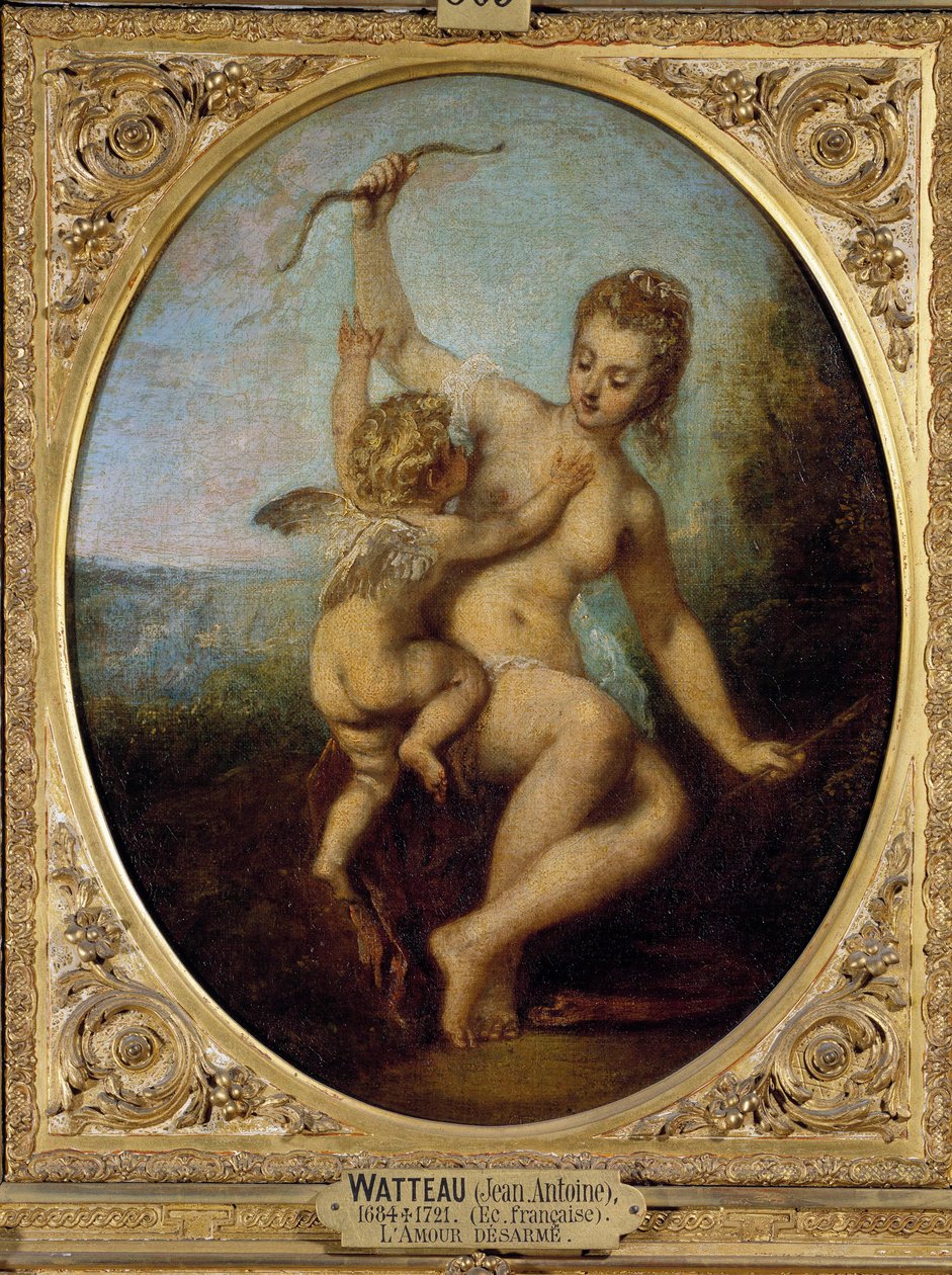 A szerelem leszerel Jean Antoine Watteau (1684-1721) festménye XVIII. alkotó: Jean Antoine Watteau