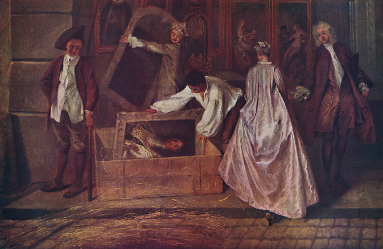 Gersaint jele töredék, 1720-1721, 1937 alkotó: Jean Antoine Watteau