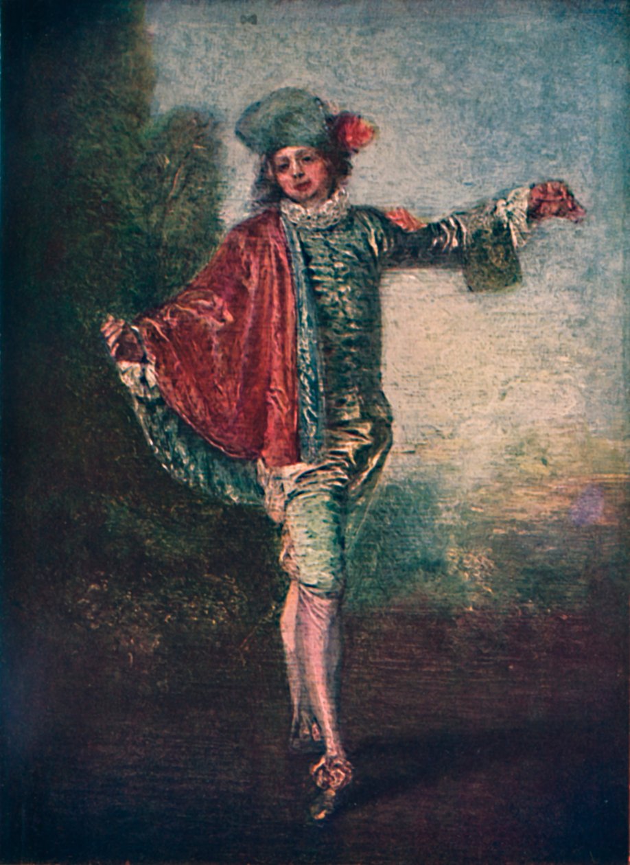 Közönyös, c1717, 1911 alkotó: Jean Antoine Watteau