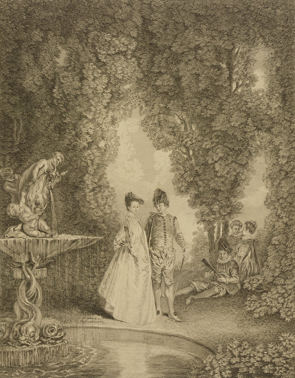 A vízesés alkotó: Jean Antoine Watteau