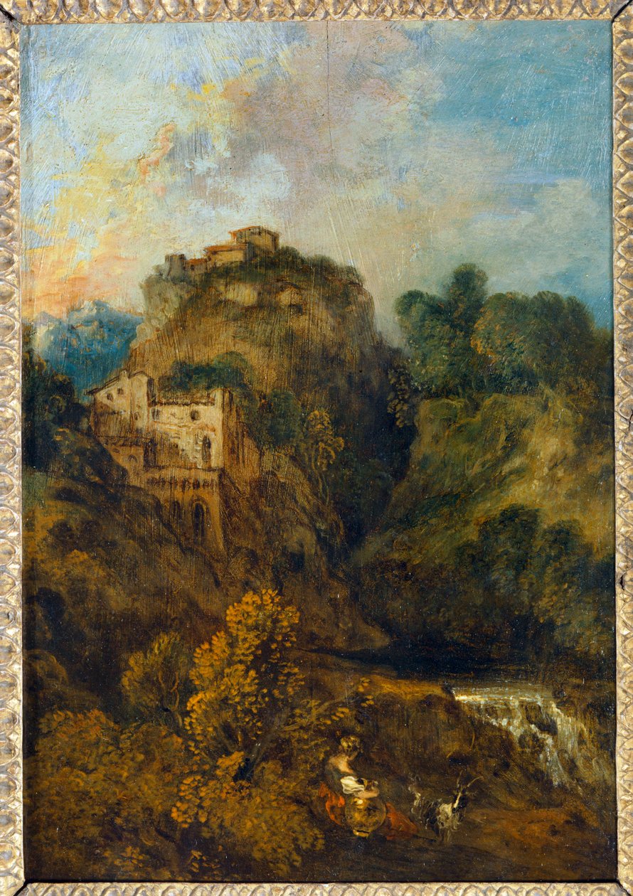Paysage à la chèvre - Tájkép kecskével ... alkotó: Jean Antoine Watteau