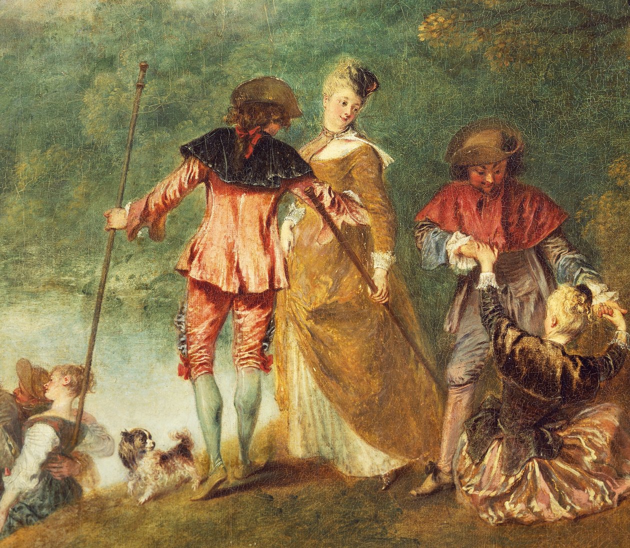 Zarándoklat Cythera szigetére, más néven Embarkation for Cythera (Cythere) alkotó: Jean Antoine Watteau