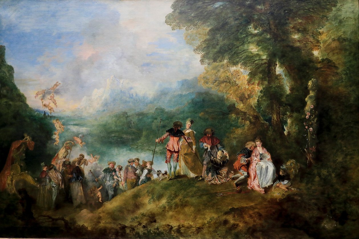 Zarándoklat Cithera szigetére alkotó: Jean Antoine Watteau