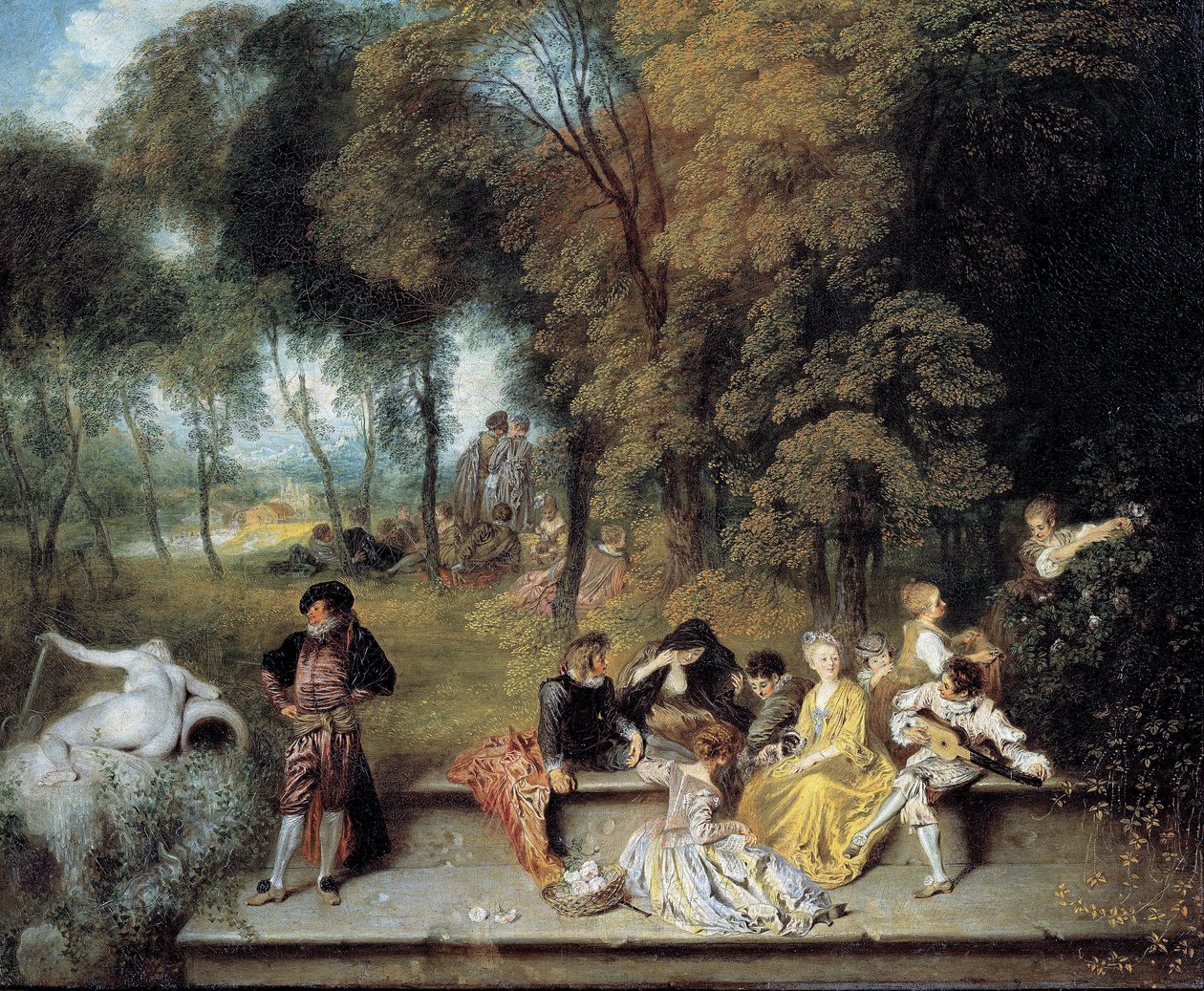 A szerelem örömei alkotó: Jean Antoine Watteau
