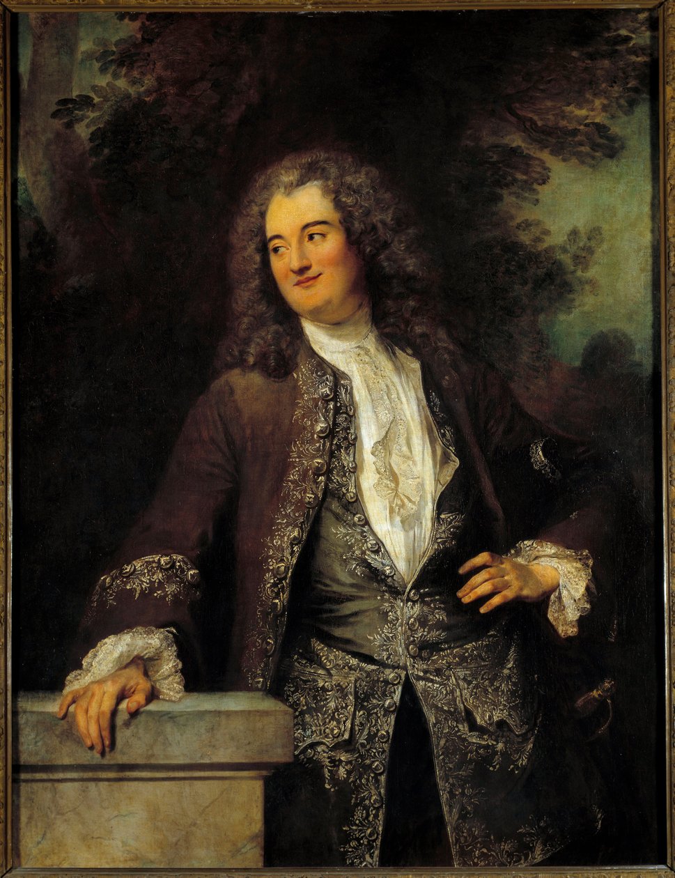 Gentilman portréja Jean Antoine Watteau (1684-1721) festménye 1715 V. 1,3x0,97 m alkotó: Jean Antoine Watteau