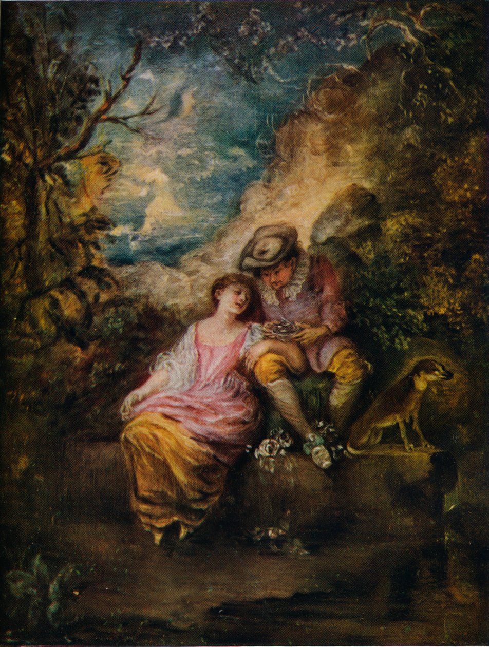 Pastorale jelenet, 1710 alkotó: Jean Antoine Watteau