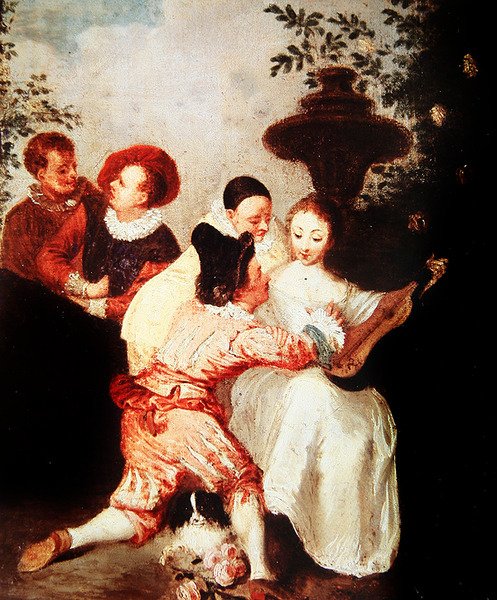 Tanulmány a Mesélőhöz (lásd még: 182573) alkotó: Jean Antoine Watteau