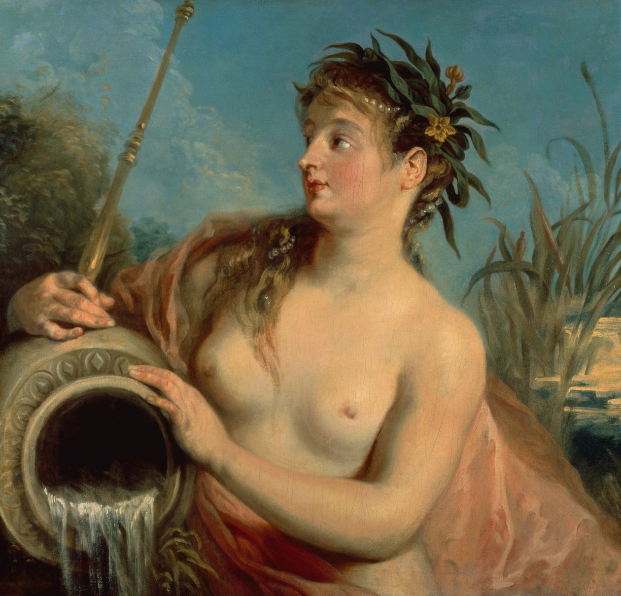 A tavasz nimfája (olaj, vászon) alkotó: Jean Antoine Watteau