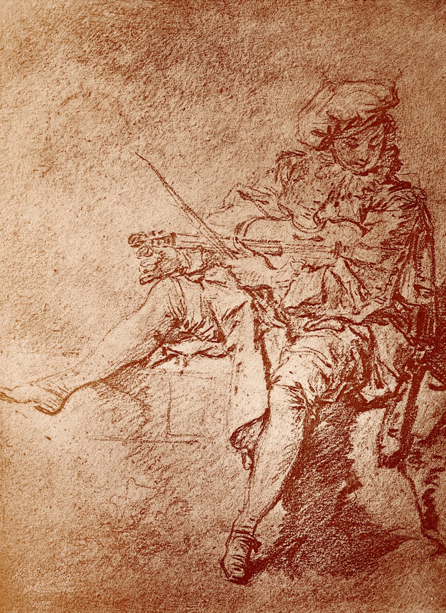 A hegedűs alkotó: Jean Antoine Watteau