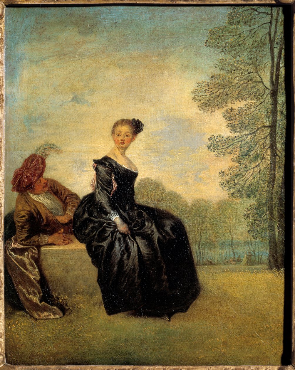 A puddy. Jean Antoine Watteau (1684-1721) festménye alkotó: Jean Antoine Watteau