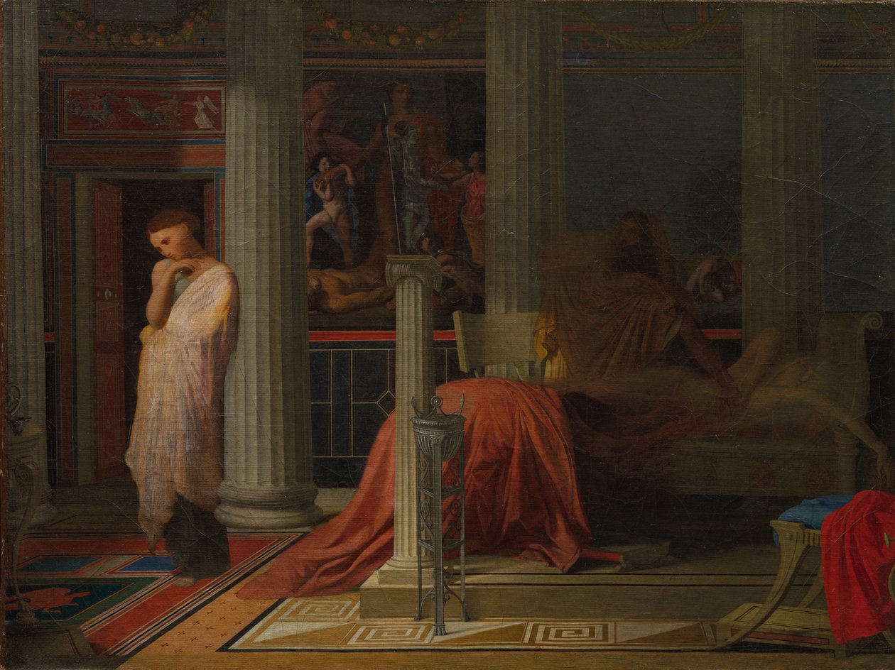Antiochus és Stratonice alkotó: Jean Auguste Dominique Ingres