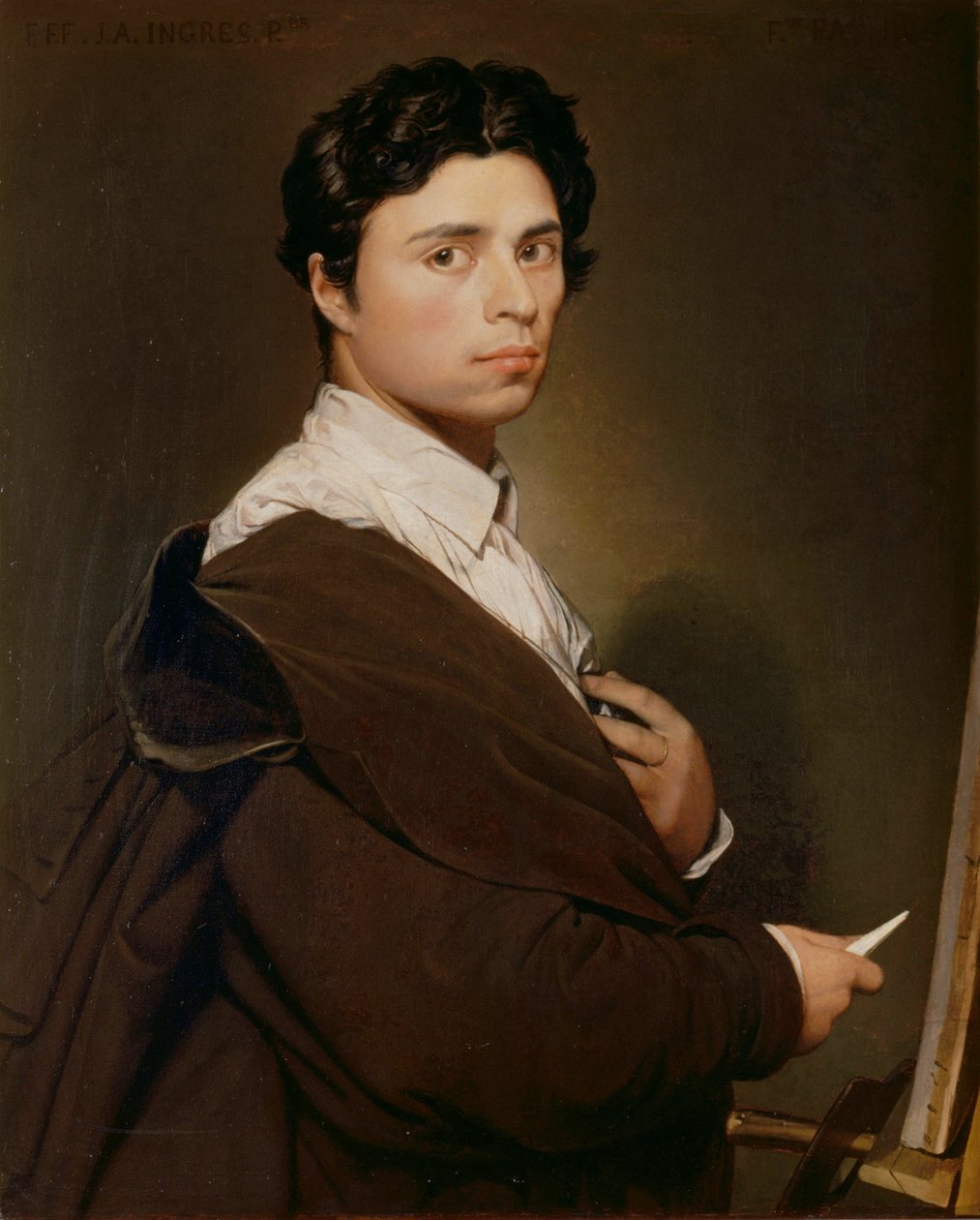 Önarckép huszonnégy évesen alkotó: Jean Auguste Dominique Ingres