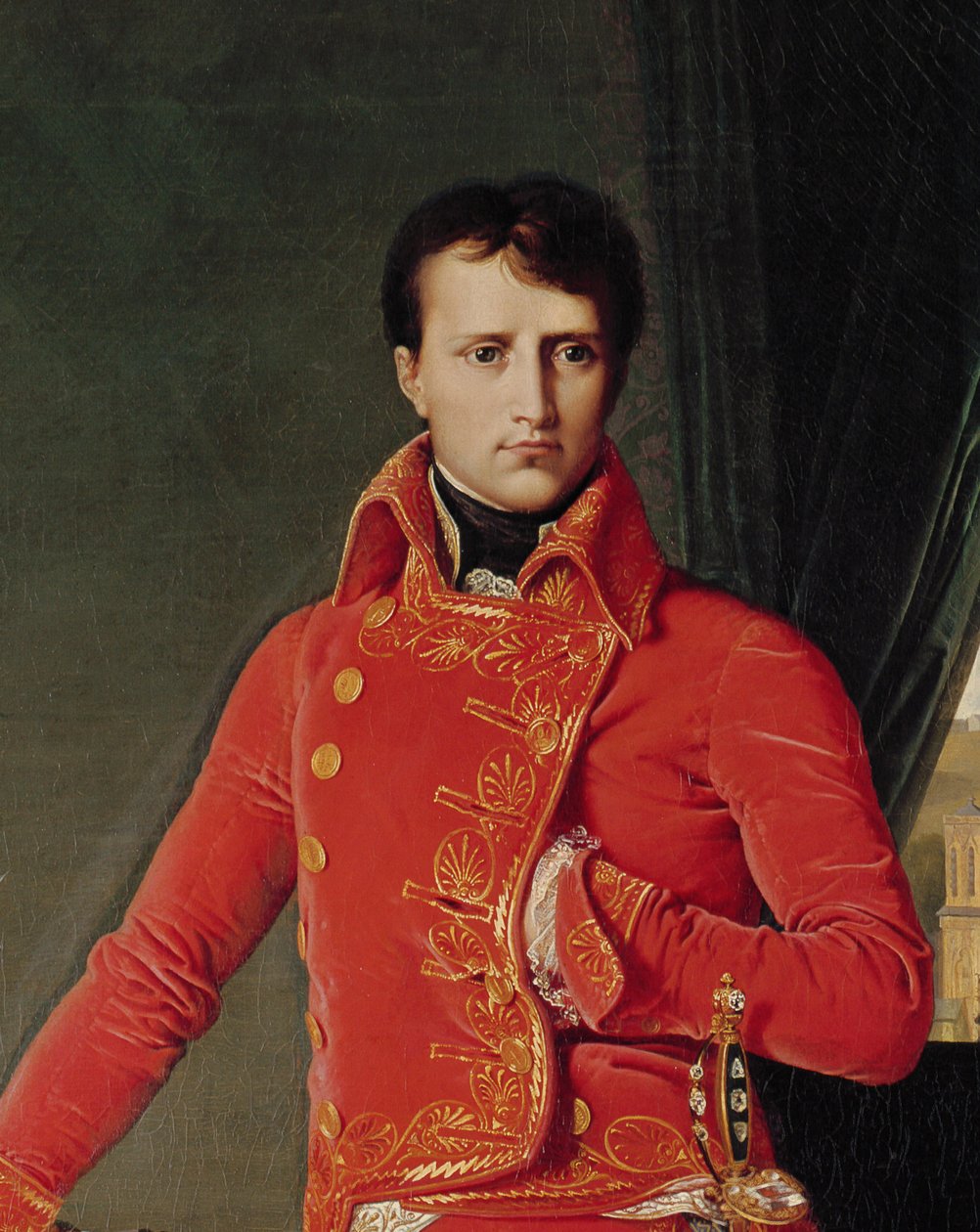 Bonaparte első konzul alkotó: Jean Auguste Dominique Ingres