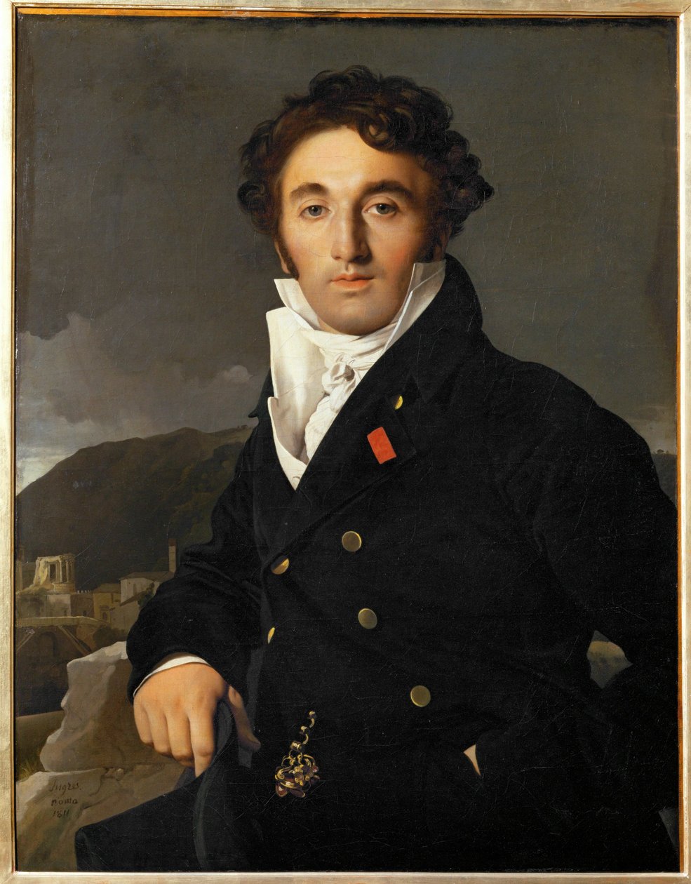 Charles Cordier, Inspecteur des Domaines a Rome et Paris, festett 1811 ... alkotó: Jean Auguste Dominique Ingres