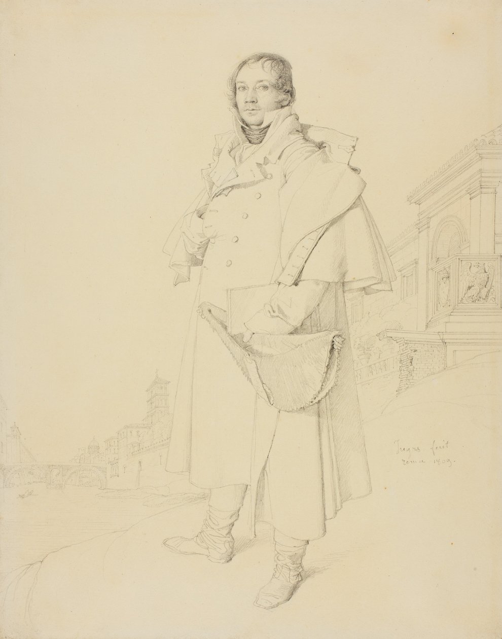 Charles François Mallet, építőmérnök, 1809 alkotó: Jean Auguste Dominique Ingres