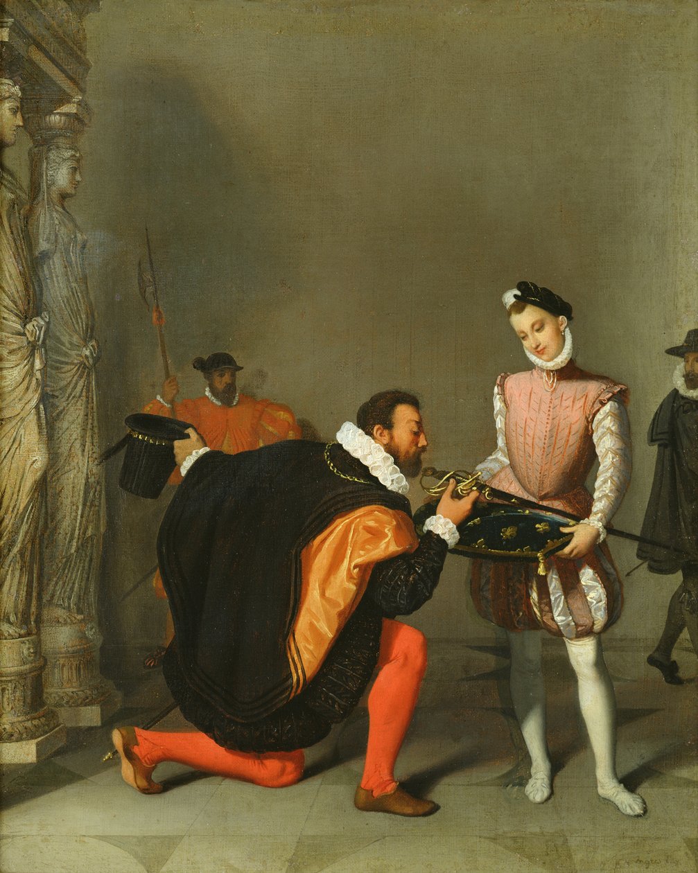 Don Pedro de Toledo (1484-1553) IV. Henrik kardját csókolja (1553-1610) 1819 alkotó: Jean Auguste Dominique Ingres