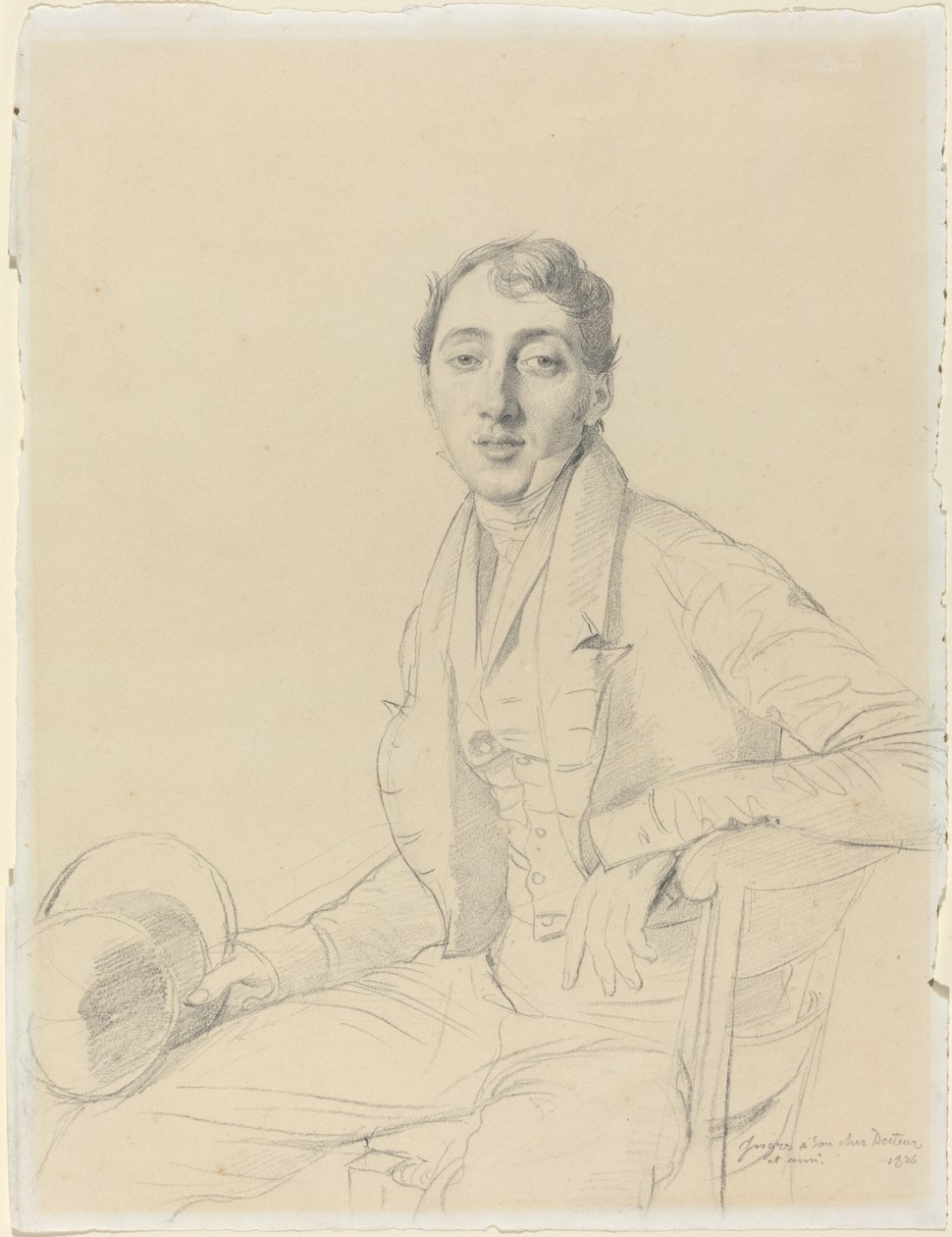 Dr. Louis Martinet alkotó: Jean Auguste Dominique Ingres