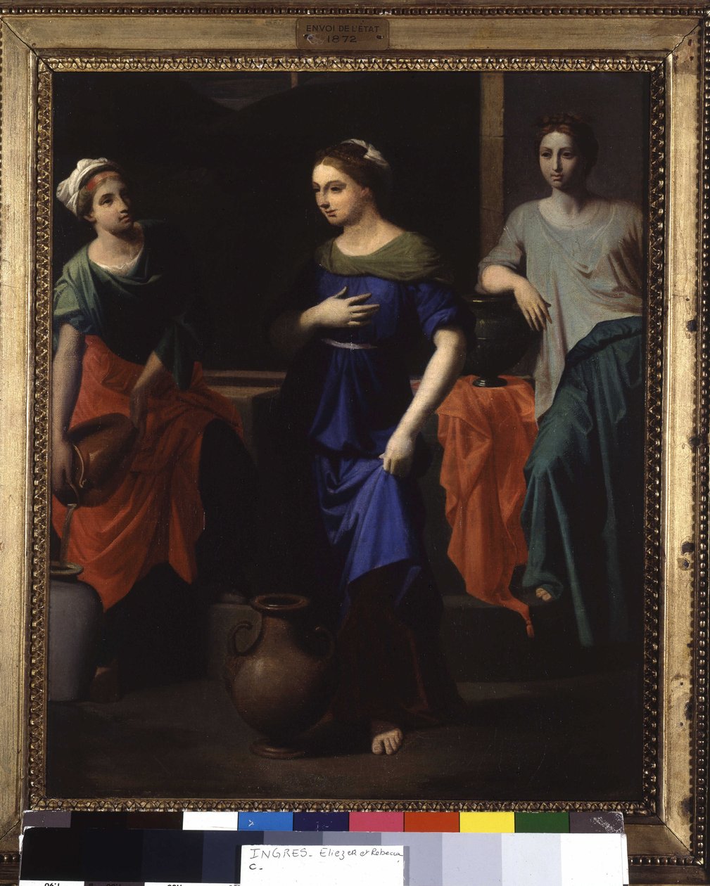 Eliezer és Rebecca alkotó: Jean Auguste Dominique Ingres