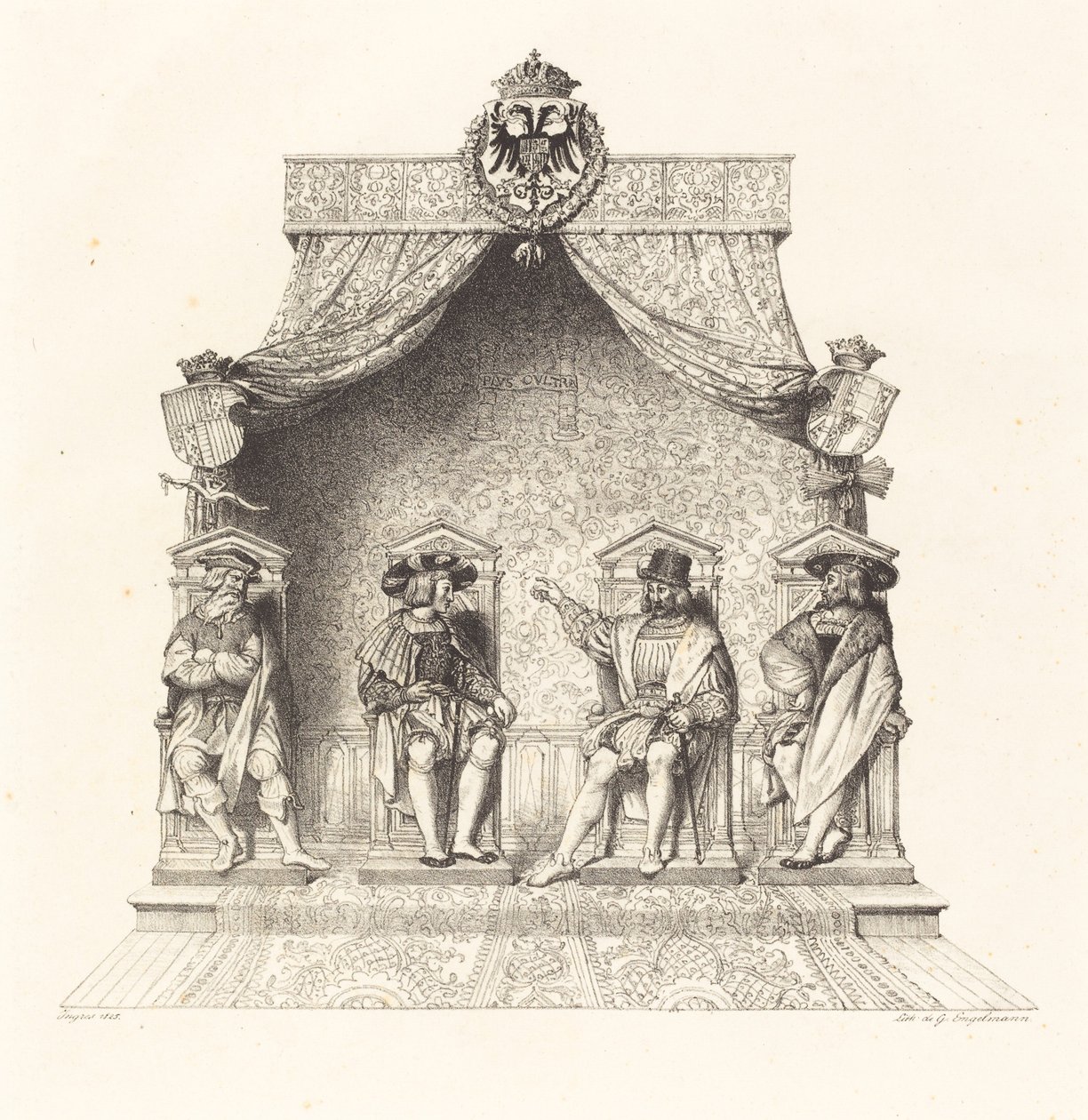 Négy besançoni magisztrátus alkotó: Jean Auguste Dominique Ingres