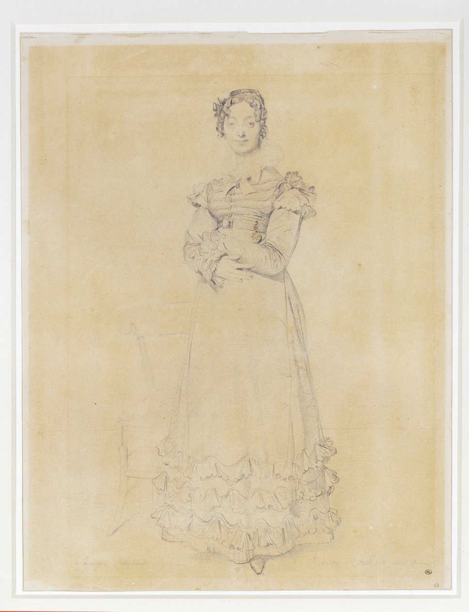Francoise Leblanc, Jacques-Louis felesége, Elisa titkárnője ... alkotó: Jean Auguste Dominique Ingres