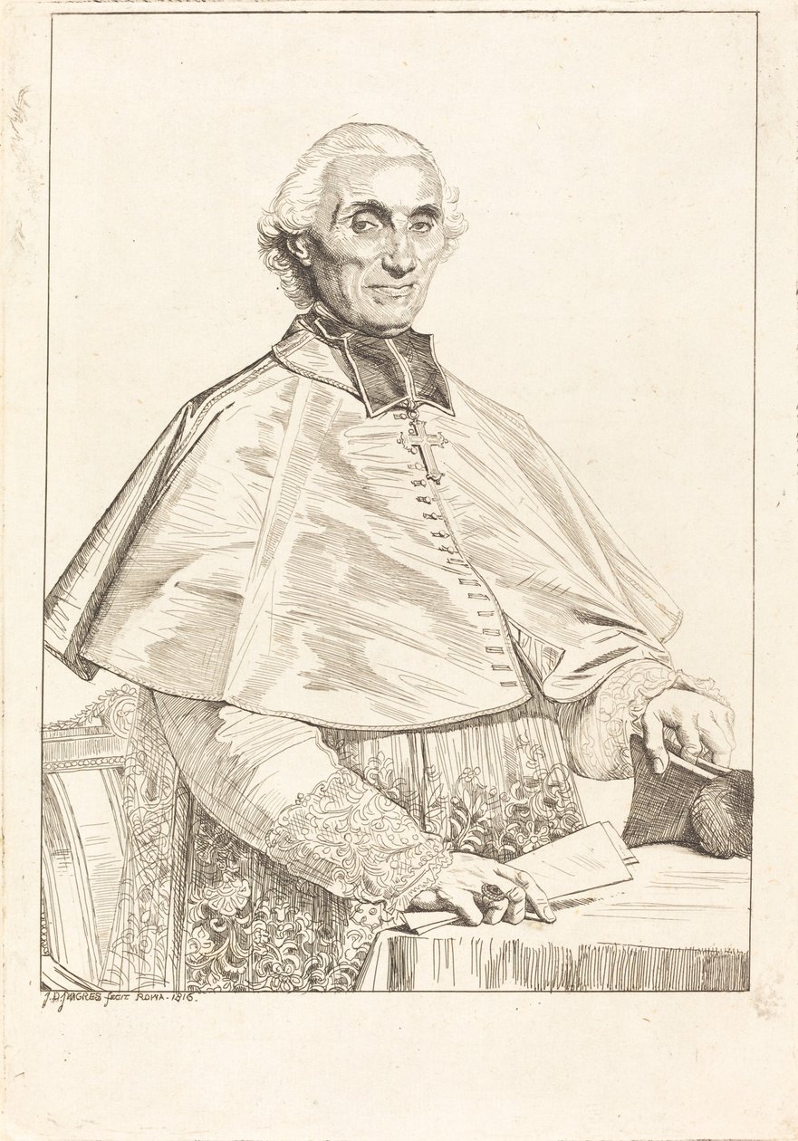 Gabriel Cortois de Pressigny alkotó: Jean Auguste Dominique Ingres