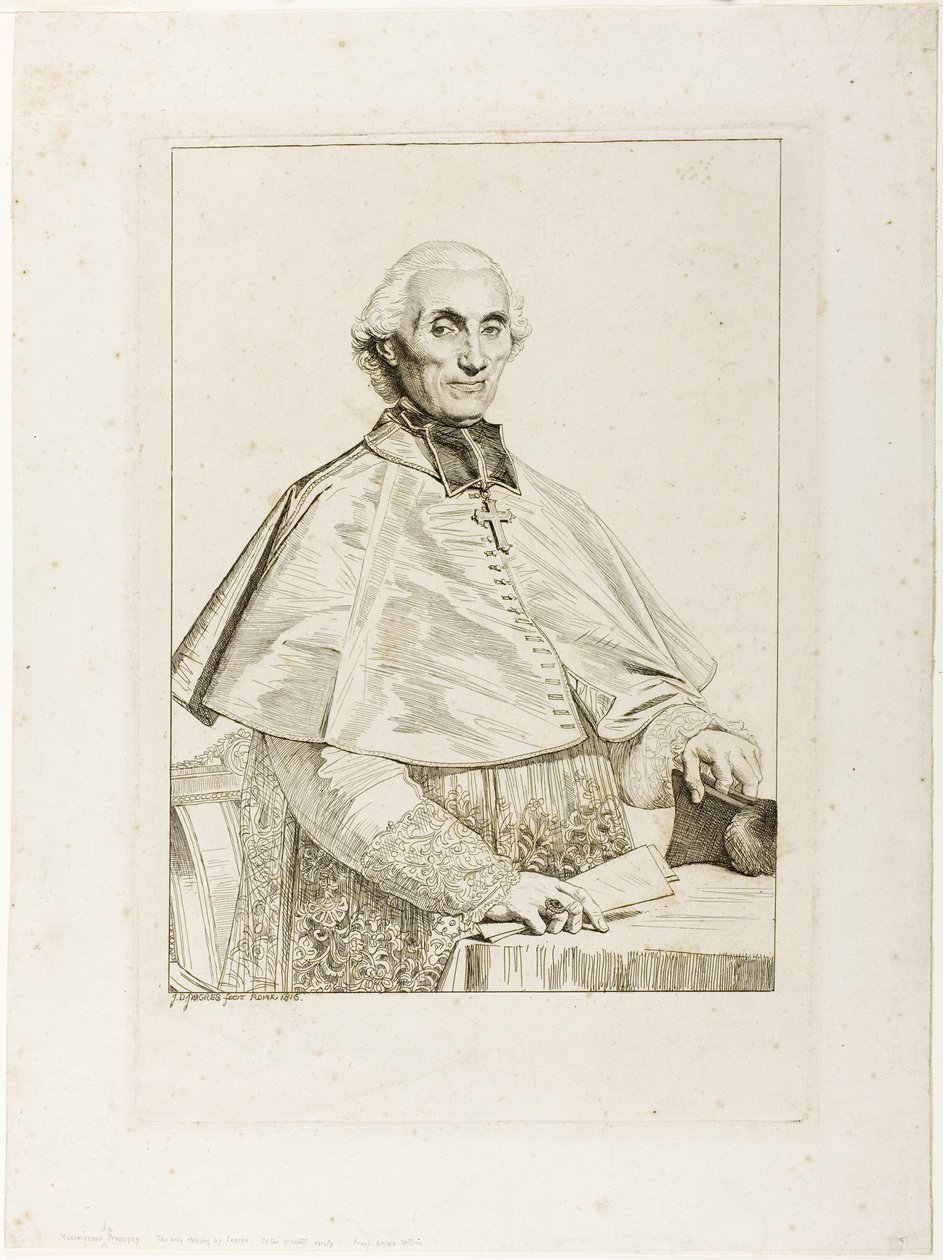 Gabriel Cortois de Pressigny alkotó: Jean Auguste Dominique Ingres