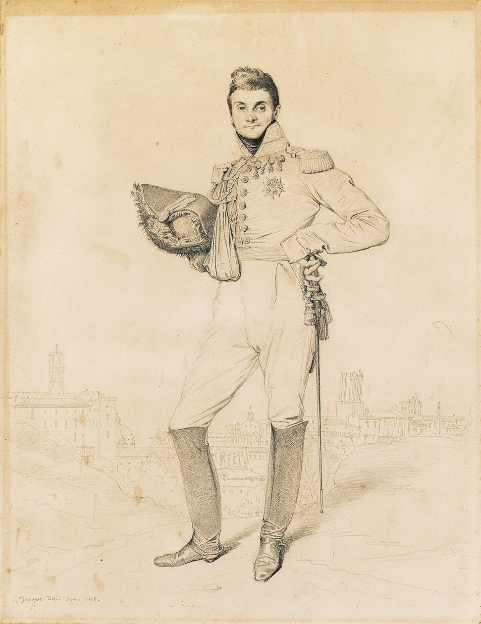 Louis-Etienne Dulong de Rosnay tábornok, 1818 alkotó: Jean Auguste Dominique Ingres