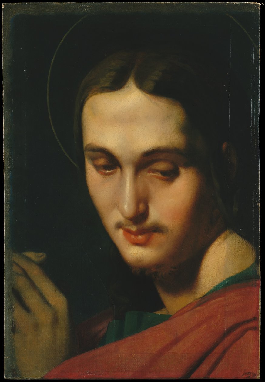 Szent János evangélista feje alkotó: Jean Auguste Dominique Ingres