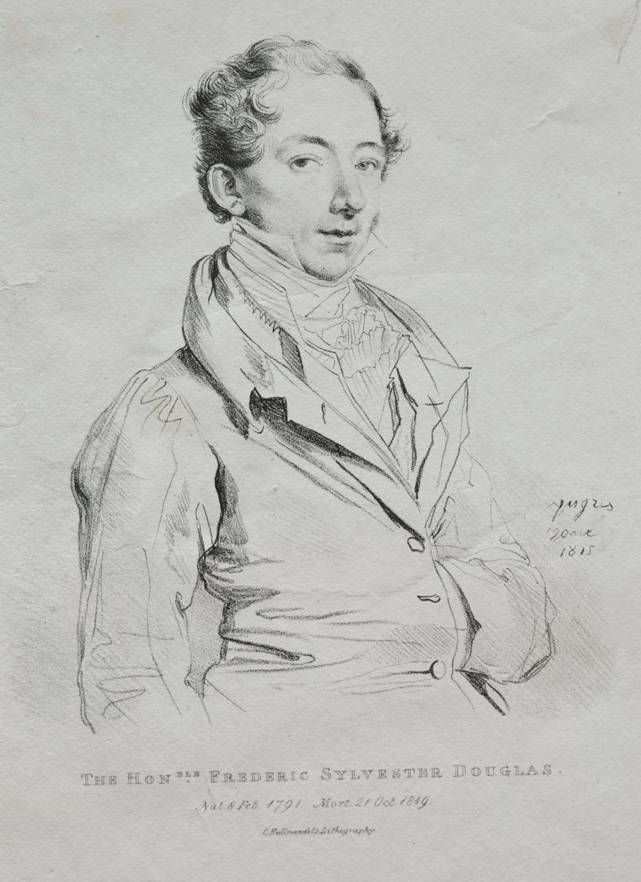 Tisztelt Frederic Sylvester Douglas! alkotó: Jean Auguste Dominique Ingres