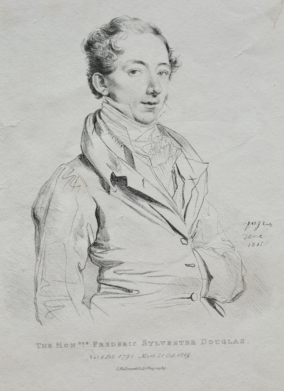Tisztelt Frederic Sylvester Douglas, 1815. alkotó: Jean Auguste Dominique Ingres
