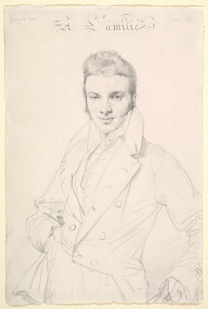 Jean-Joseph Fournier alkotó: Jean Auguste Dominique Ingres
