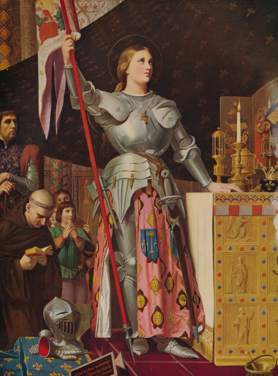Jeanne of Arc, 1854, c1915 alkotó: Jean Auguste Dominique Ingres