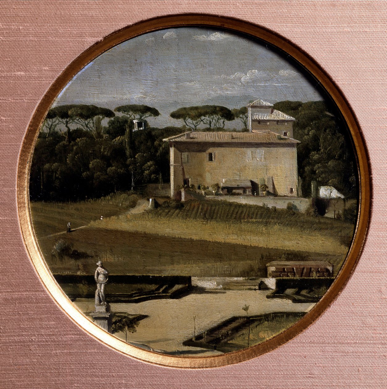 Le Casino Raphael Rómában Jean Auguste Dominique Ingres (1780-1867) festménye, 19. századi Párizs, dekoratív művészetek alkotó: Jean Auguste Dominique Ingres