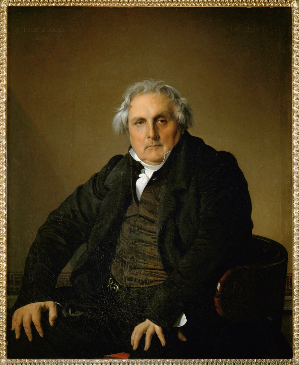 Louis Francois Bertin, kiadó ... alkotó: Jean Auguste Dominique Ingres