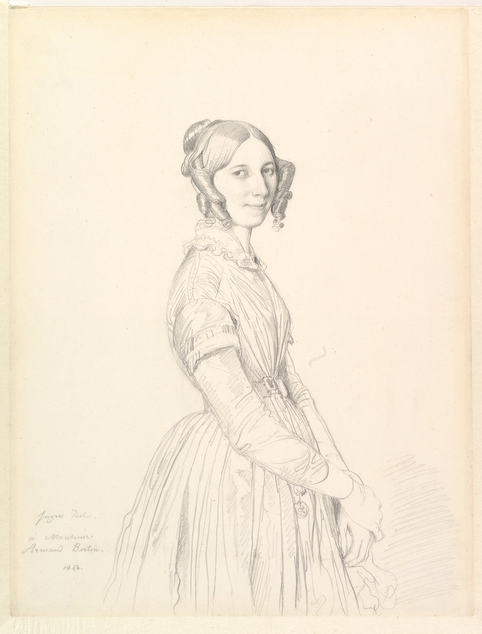 Madame Armand Bertin, született Marie-Anne-Cécile Dollfuss alkotó: Jean Auguste Dominique Ingres