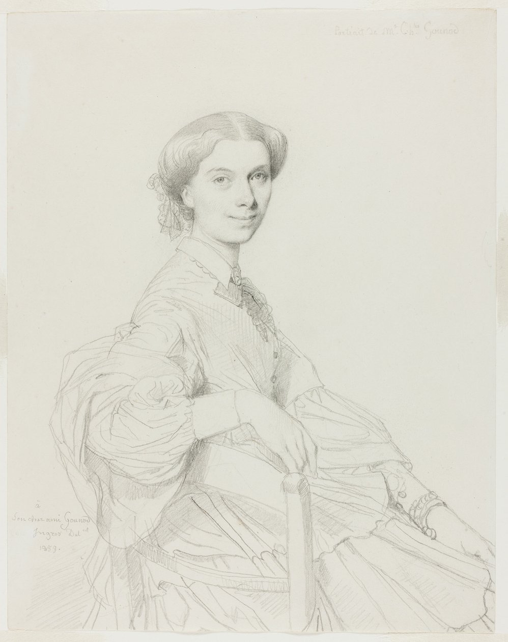Madame Charles Gounod alkotó: Jean Auguste Dominique Ingres