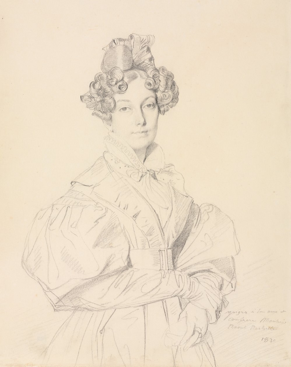 Madame Désiré Raoul-Rochette, 1830. alkotó: Jean Auguste Dominique Ingres
