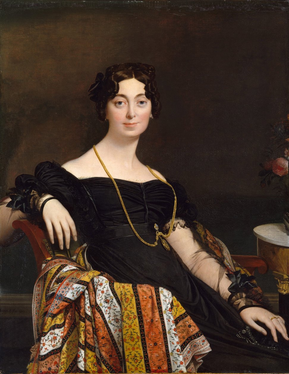 Mrs. Jacques-Louis Leblanc alkotó: Jean Auguste Dominique Ingres