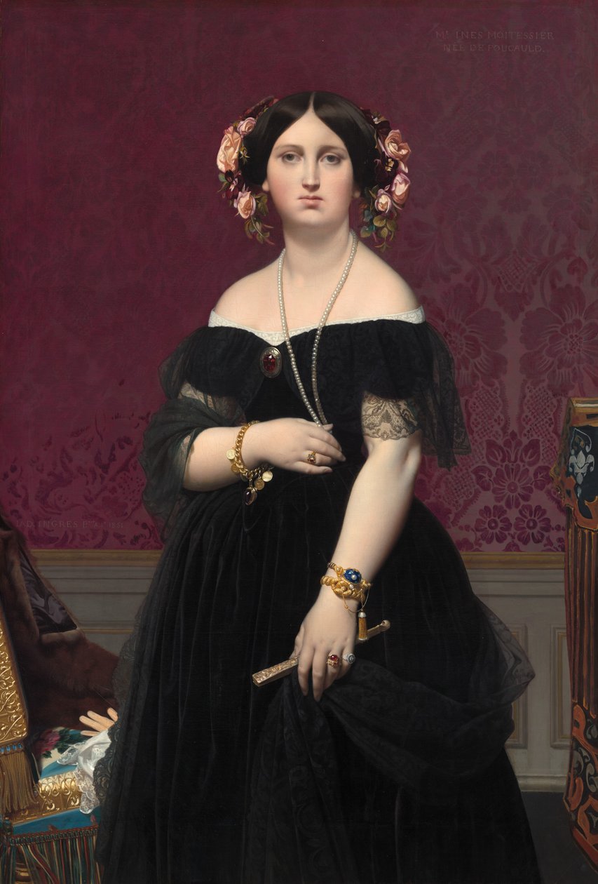 Moitessier asszony alkotó: Jean Auguste Dominique Ingres