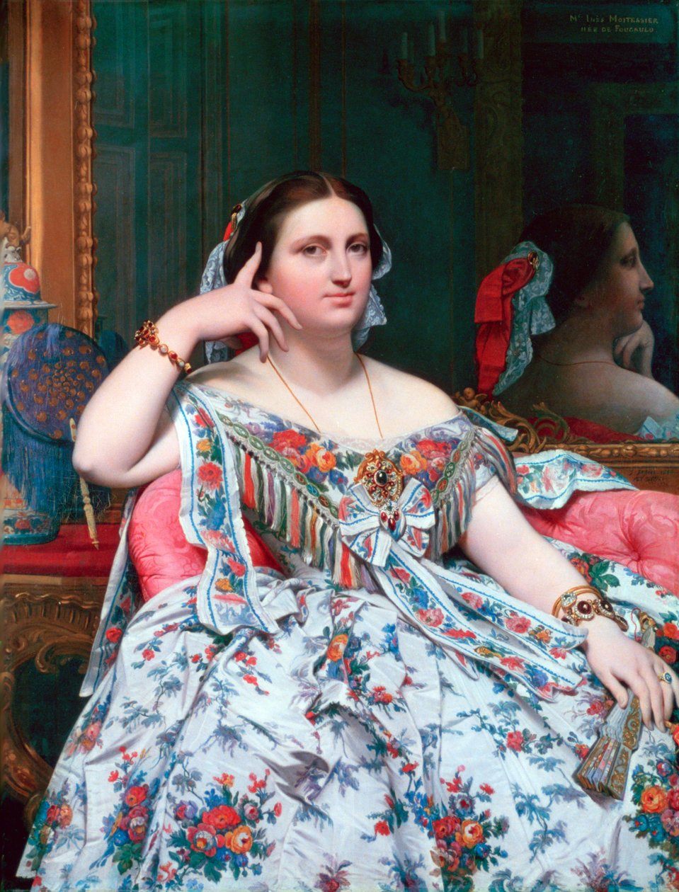 Madame Moitessier, 1856 alkotó: Jean Auguste Dominique Ingres