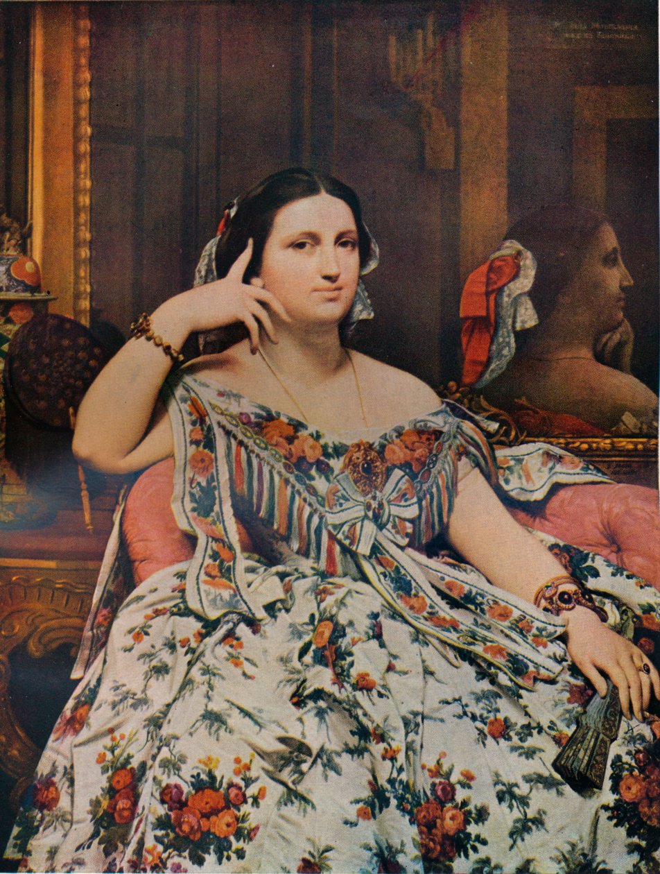 Madame Moitessier, 1856, 1936 alkotó: Jean Auguste Dominique Ingres