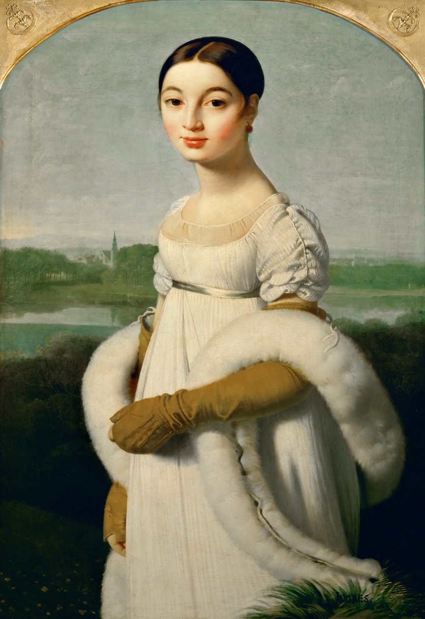 Caroline Riviere kisasszony alkotó: Jean Auguste Dominique Ingres
