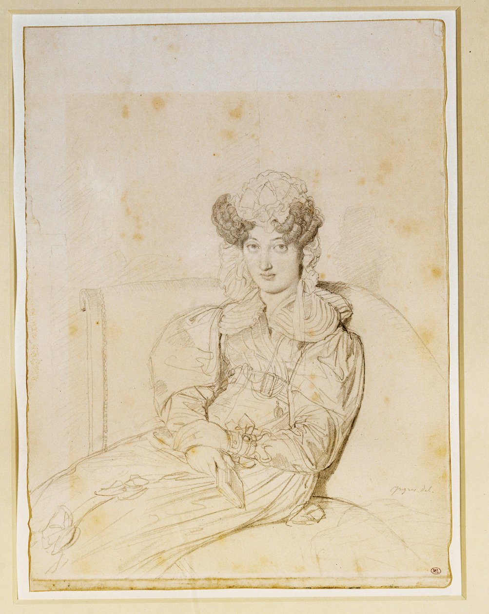 Marie Marcotte de Sainte Marie, Marcotte sógornője ... alkotó: Jean Auguste Dominique Ingres