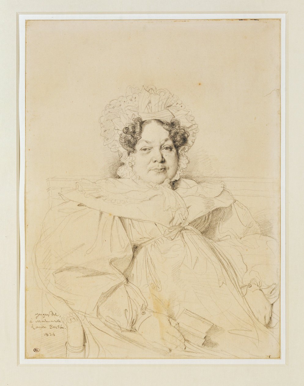 Louis-Francois Bertin ... alkotó: Jean Auguste Dominique Ingres