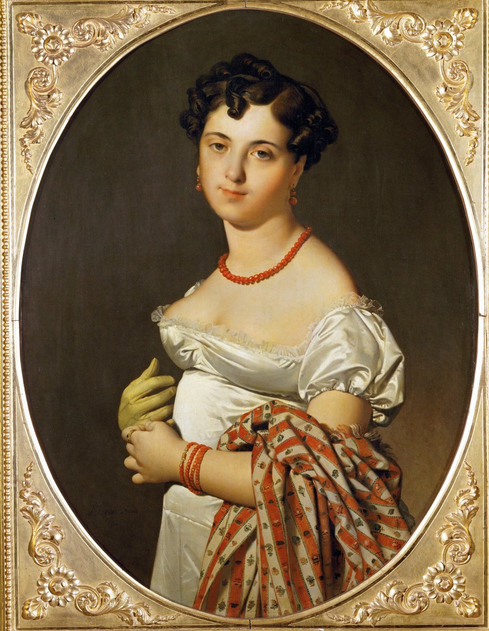 Mme. Panckoucke, Cecile Bouchet. Rómában festett ... alkotó: Jean Auguste Dominique Ingres
