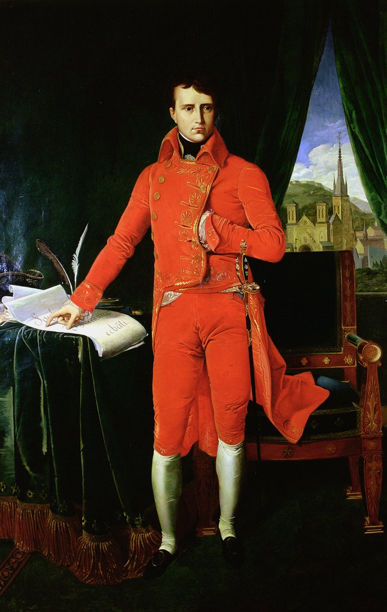 Bonaparte Napóleon első konzul, 1803-1804 alkotó: Jean Auguste Dominique Ingres